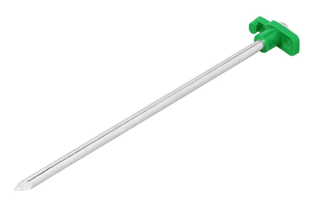 ProPlus 364675S Zelthering 25cm Metall mit Kunststoffhaken nachleuchtend 6 Stück
