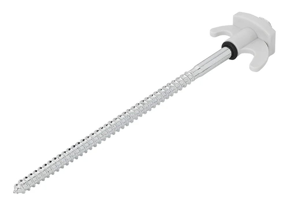 ProPlus 364679S Zelthering 20cm Metall schraubbar mit Kunststoffhaken 6 Stück