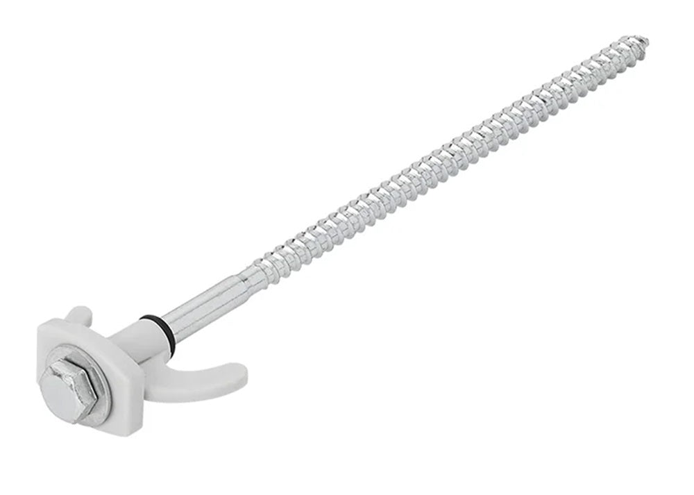 ProPlus 364679S Zelthering 20cm Metall schraubbar mit Kunststoffhaken 6 Stück