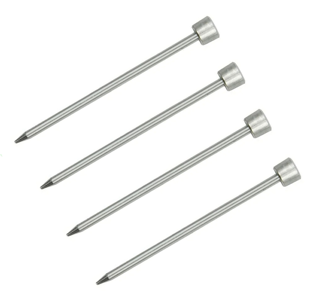 ProPlus 364763S Felsbodenhering 15cm Aluminium 4 Stück Zelt Zubehör