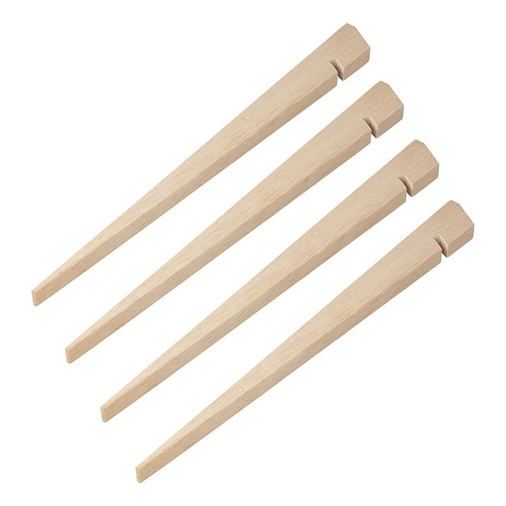 ProPlus 364854 Satz Zeltheringe 40cm Holz 4 teilig Zelt Zubehör