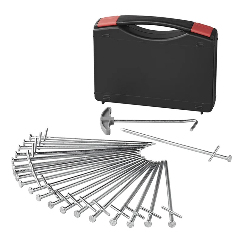 ProPlus 365014V01 Satz Felsbodenheringe 23cm Metall mit geschweißtem Querstift