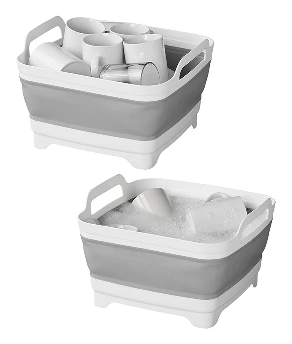 ProPlus 370302 Spülschüssel mit verschließbarem Bodenablauf faltbar Camping