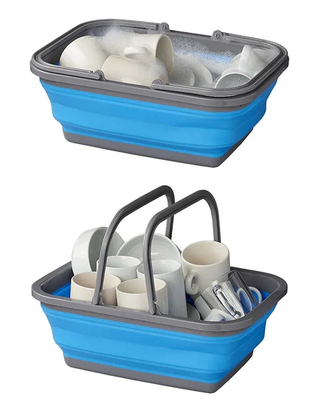 ProPlus 370303 Waschschüssel 9 Liter faltbar Camping Spülschüssel