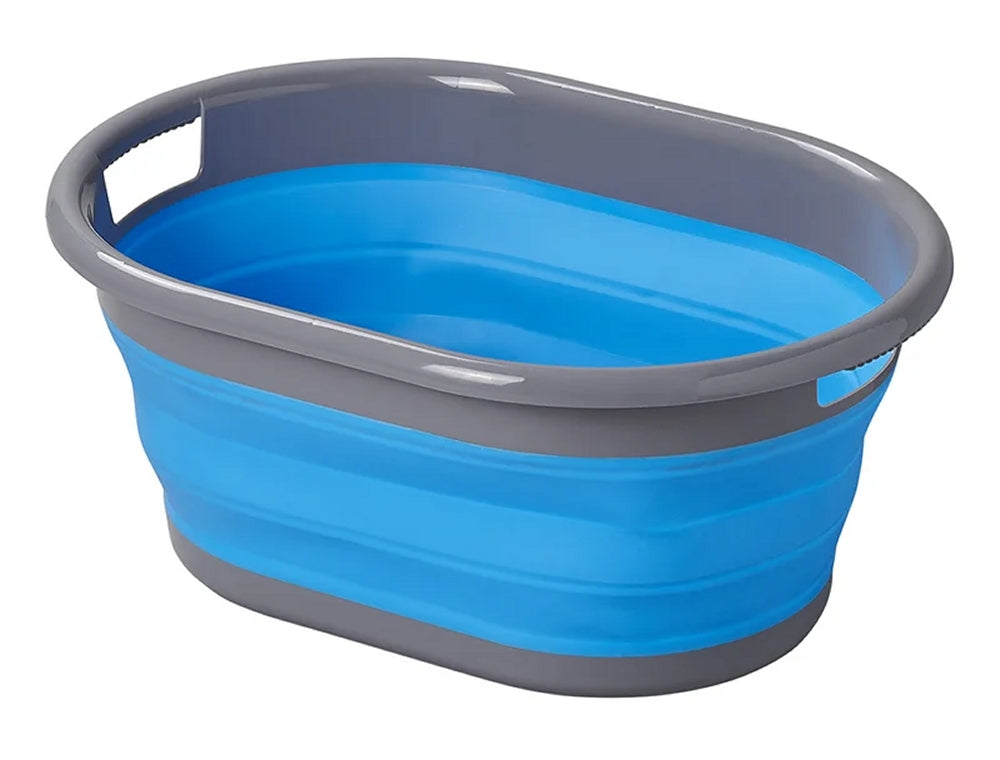 ProPlus 370311 Wäschekorb 17 Liter faltbar Camping Klappkorb Campingkorb