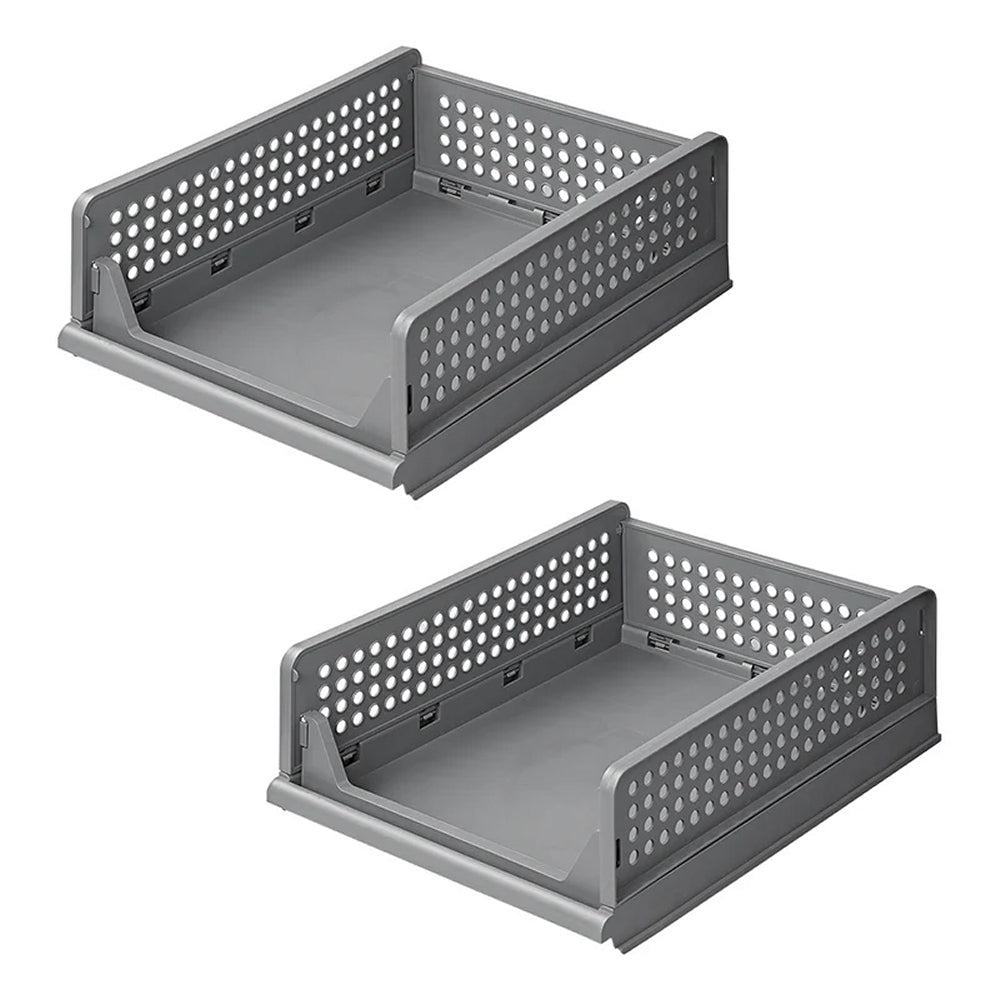 ProPlus 370321 2 Stück Küchenregal Organizer stapelbar faltbar