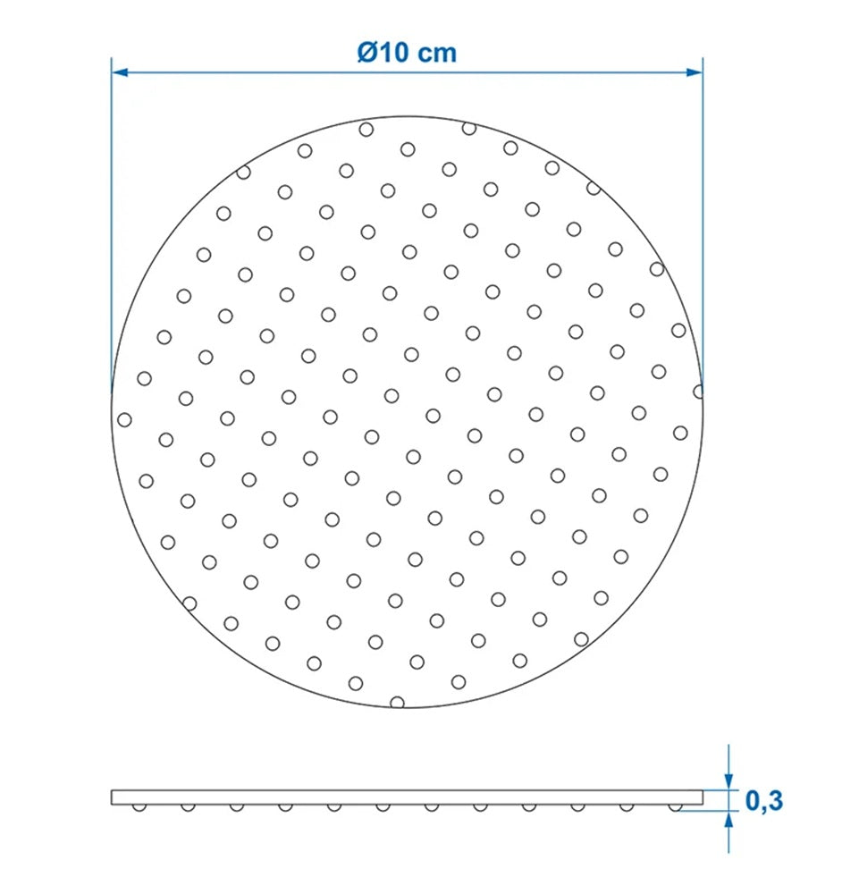 ProPlus 370334 6 Stück Untersetzer Ø10cm Filzuntersetzer Camping