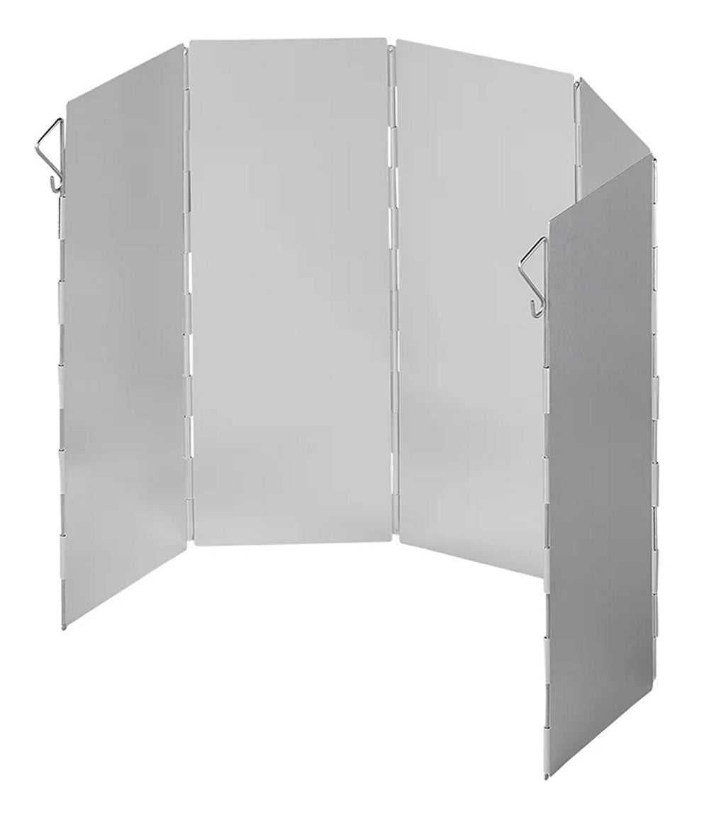 ProPlus 370340 Koch Windschutz faltbar Aluminium 49 x 26cm 5 teilig Camping Kochen