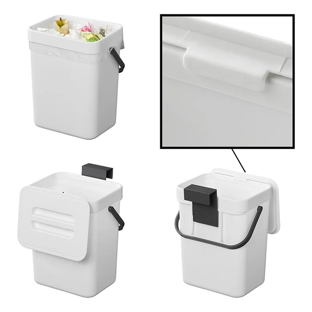ProPlus 370404 Abfalleimer 3 Liter mit Deckel für Wohnwagen Wohnmobil Mülleimer