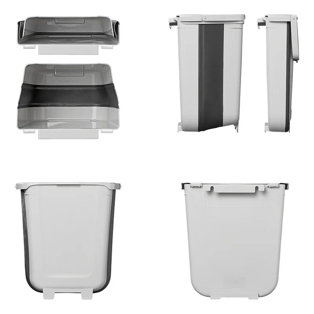 ProPlus 370405V01 Abfalleimer 8 Liter faltbar für Wohnwagen Wohnmobil Mülleimer