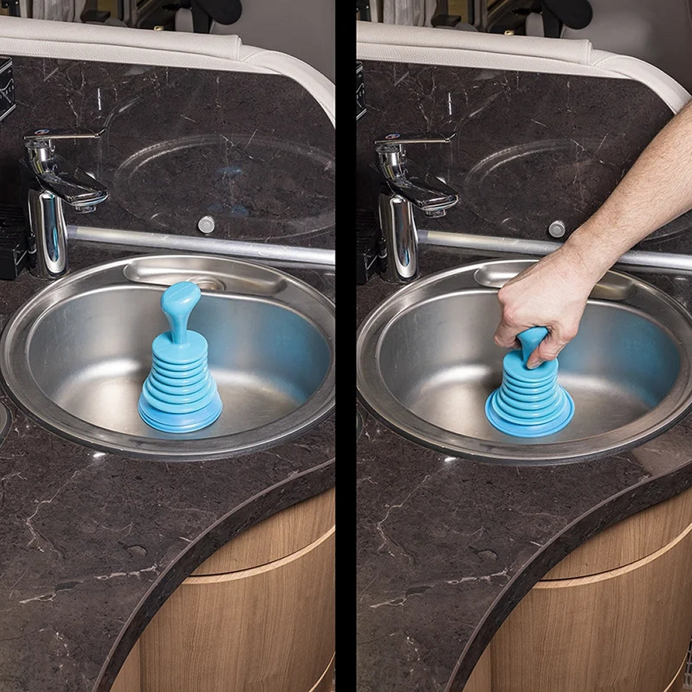 ProPlus 370419 Saugglocke kompakt Abfluss Waschbecken Camping