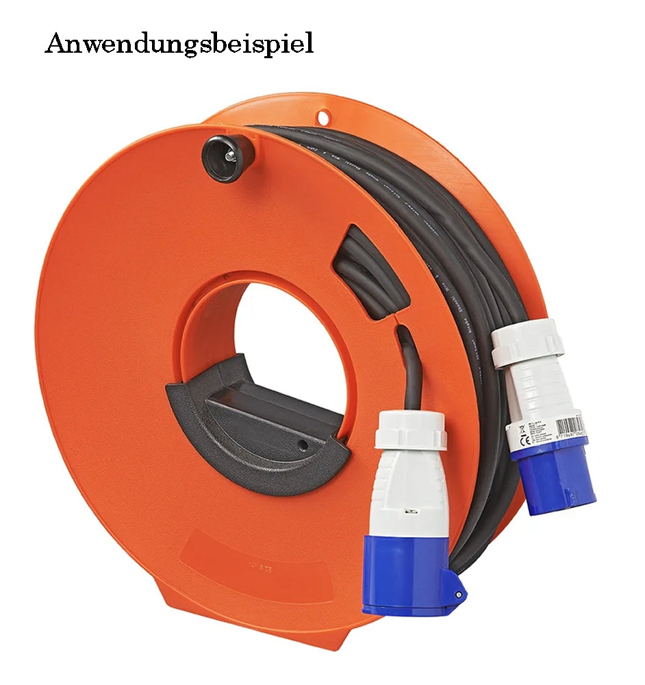 ProPlus 370556 Handkabeltrommel leer mit Griff und Kurbel