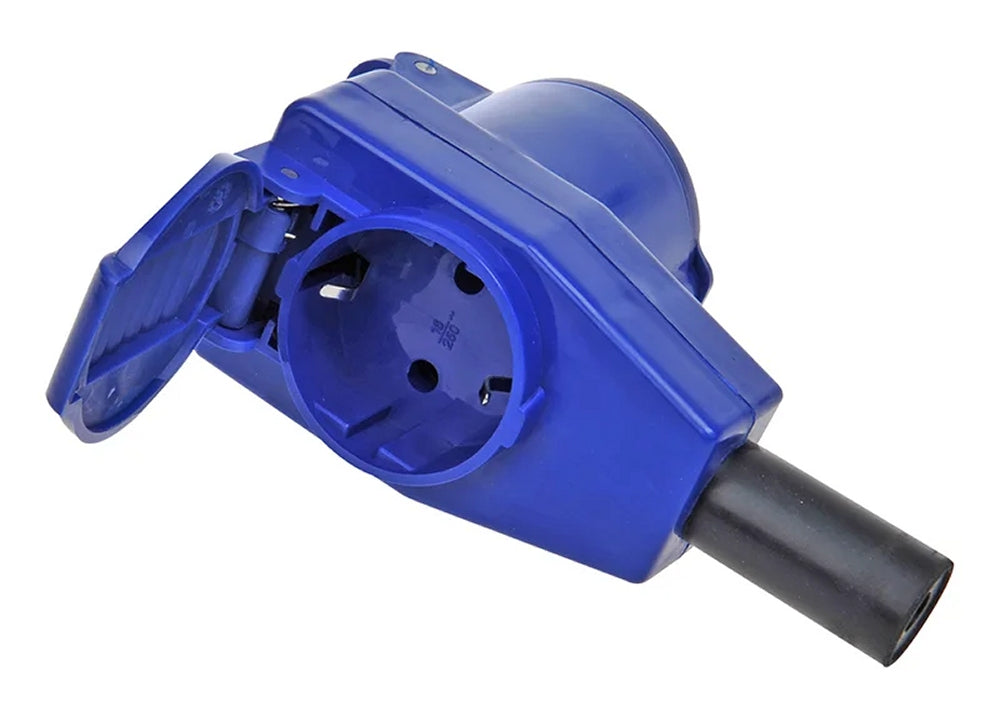 ProPlus 373503 CEE Winkelkupplung 90° mit 230 Volt Schuko Steckdose
