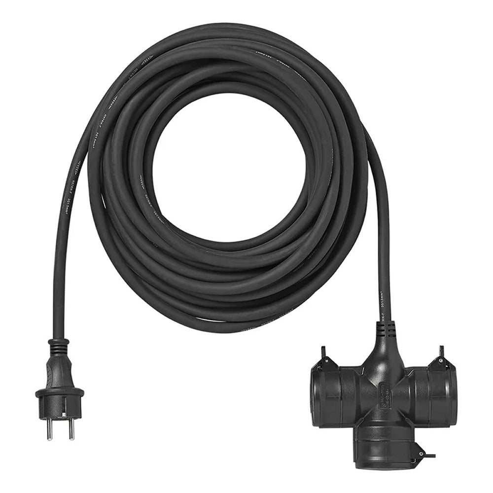 ProPlus 373561DE Schuko Steckdose Verteiler 3-fach 10m 3x2,5 mm² Verlängerungskabel