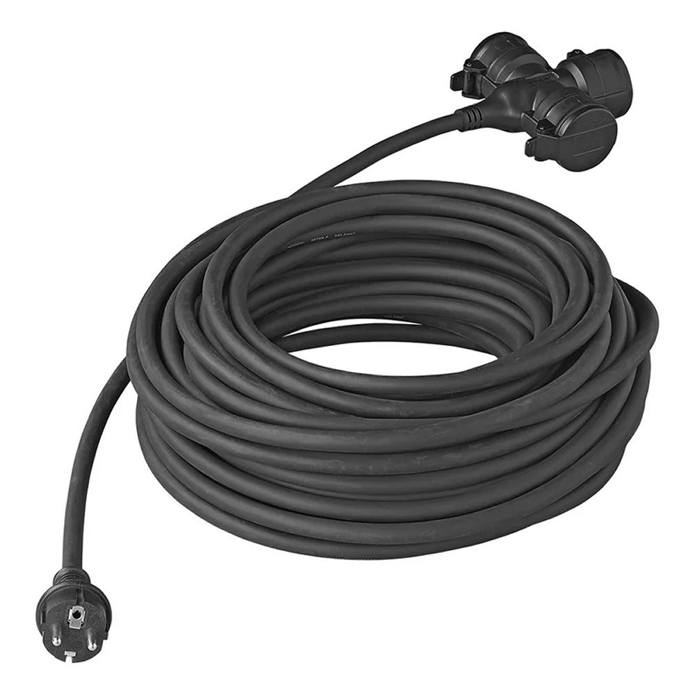 ProPlus 373562DE Schuko Steckdose Verteiler 3-fach 20m 3x2,5 mm² Verlängerungskabel