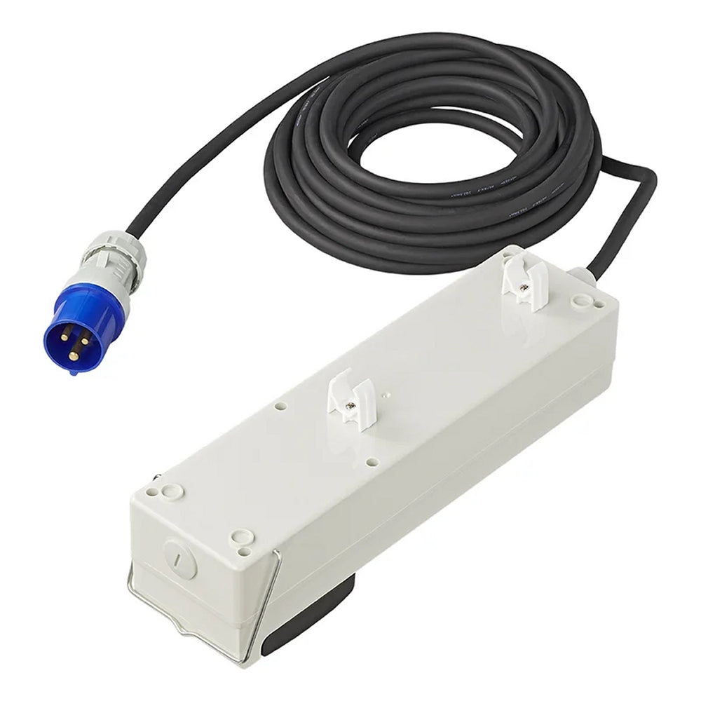 ProPlus 373584DE Zelt Faltwagen Steckdose 20m 3x2,5mm² mit MCCB und FI-Schalter IP44
