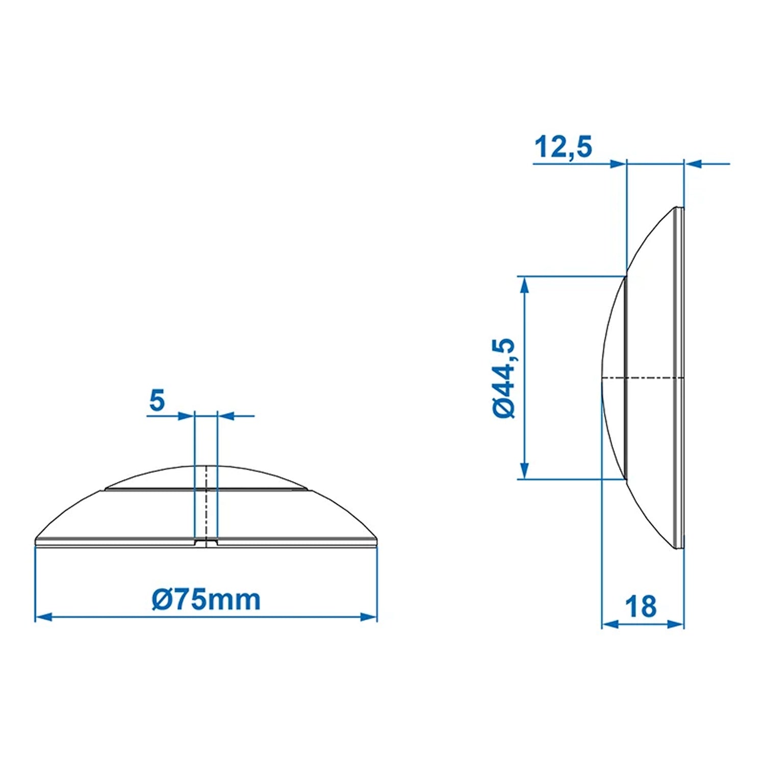 ProPlus 411810 Deckenleuchte Aufbauleuchte 12 EDs 12 Volt 240 Lumen Caravan Wohnmobil