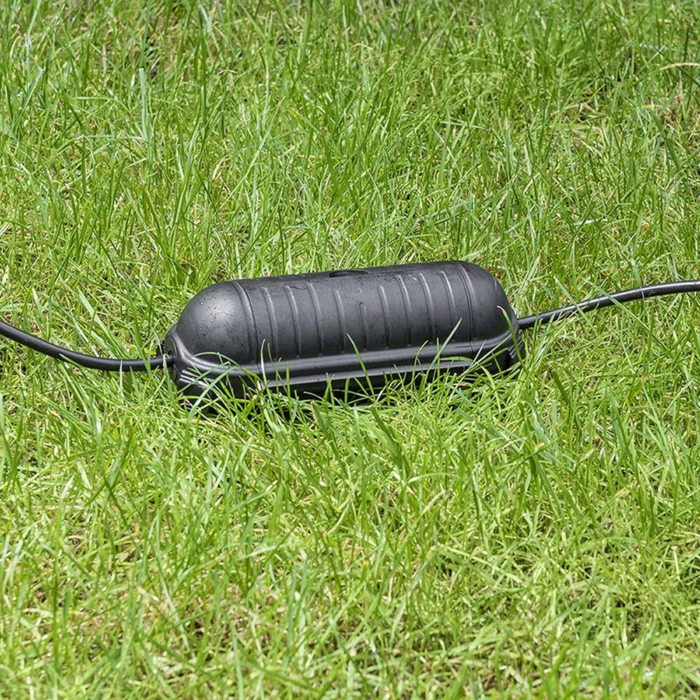 ProPlus 420352BK Sicherheitsbox SCHWARZ für SCHUKO Stecker Kabelbox für Garten & Camping