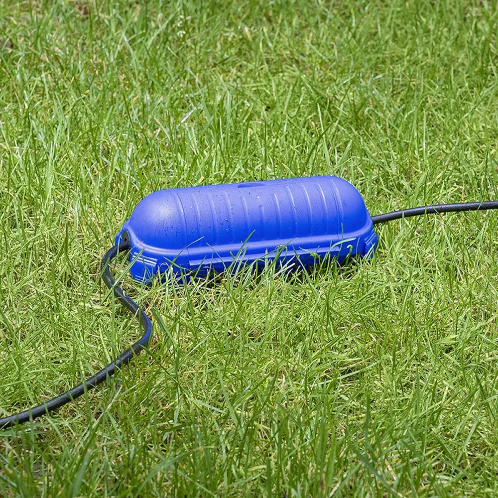 ProPlus 420352BL Sicherheitsbox BLAU für SCHUKO Stecker Kabelbox für Garten & Camping
