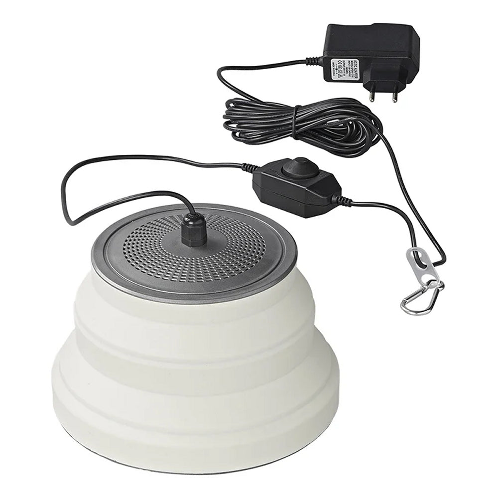 ProPlus 440309 Hängelampe LED faltbar Silikon weiß Ø20cm Campinglampe