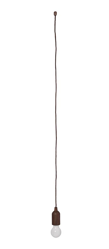 ProPlus 440317 Retrolampe Holzfassung mit Kordel 90cm Camping Caravan