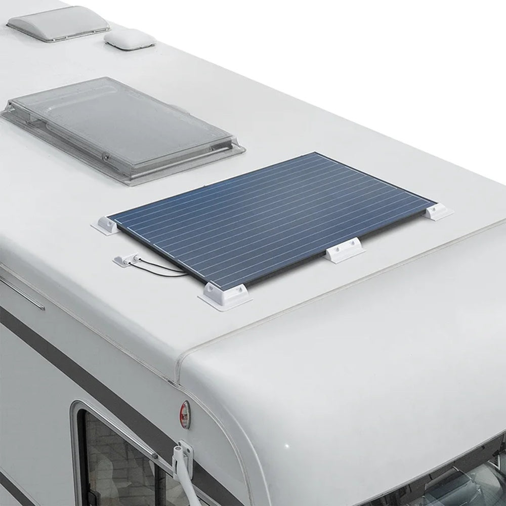 ProPlus 460024WH Eckhalter weiß für Solarmodul 4 Stück Solarpanel