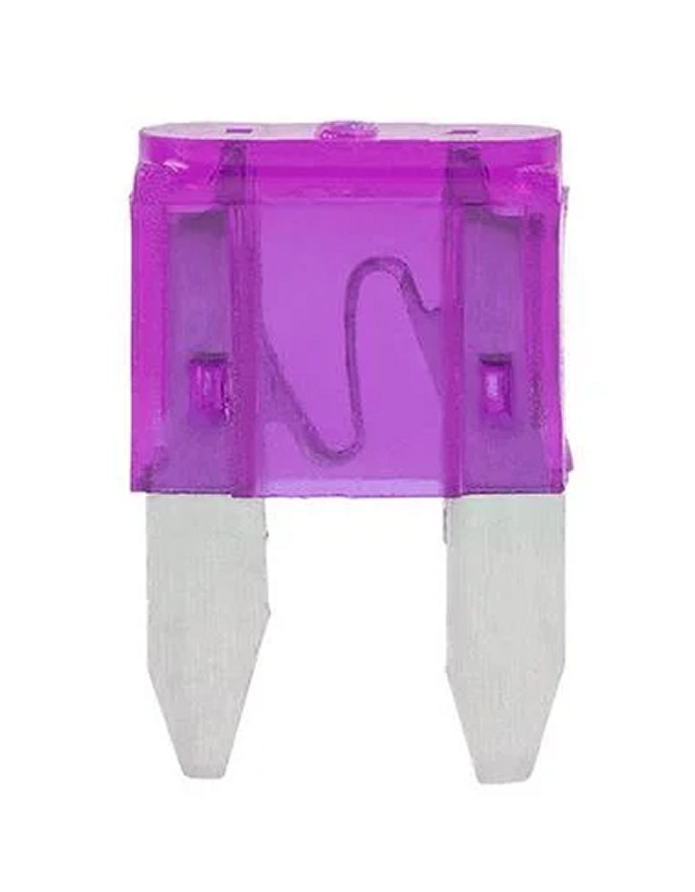 ProPlus 490362 Satz Flachsicherungen Mini 3A violett 6 Stück im Blister KFZ-Sicherungen