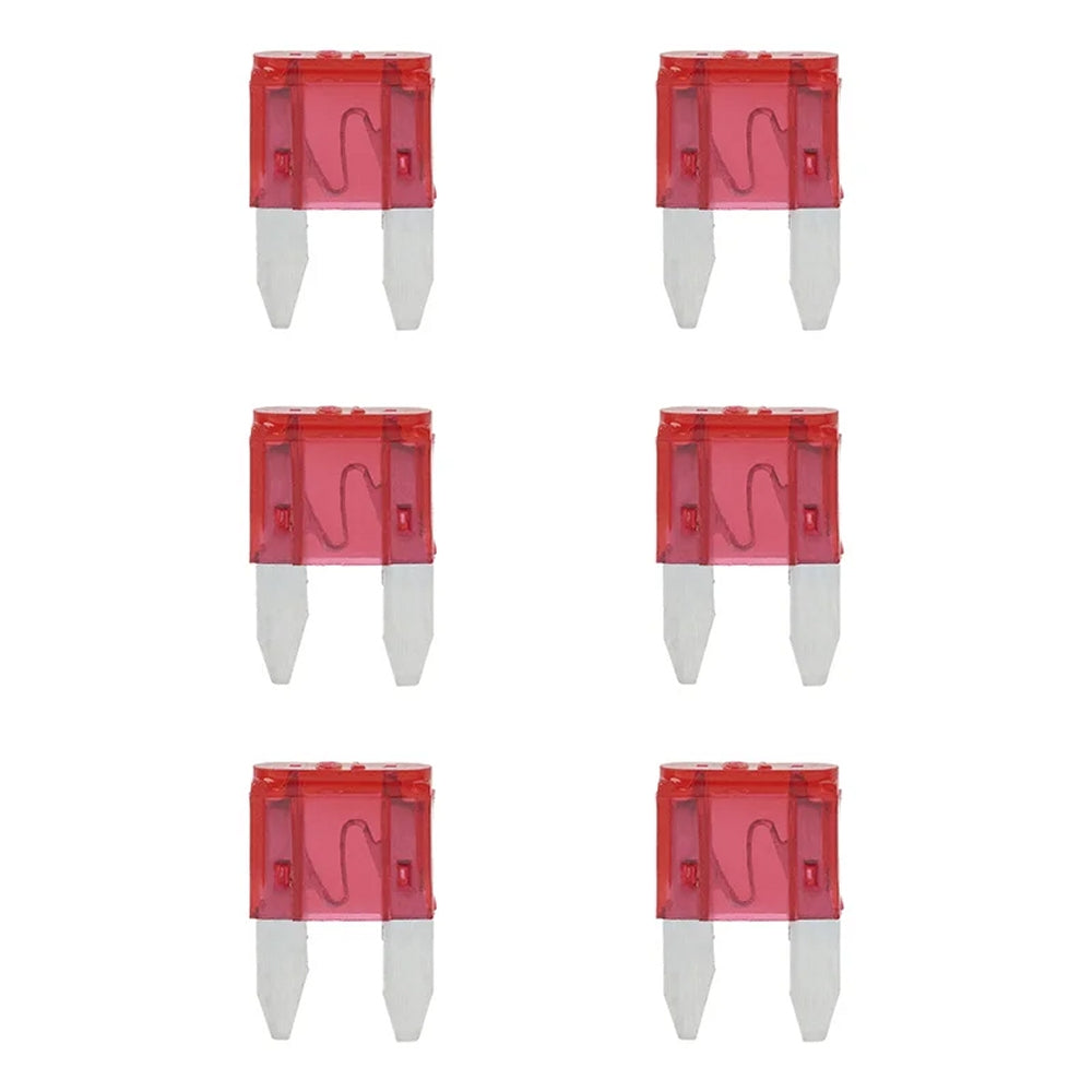 ProPlus 490365 Satz Flachsicherungen Mini 10A rot 6 Stück im Blister KFZ-Sicherungen