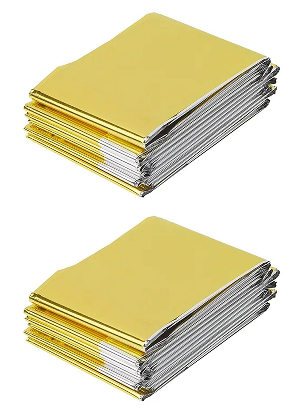 ProPlus 510394 2 Stück Rettungsdecke Schutzdecke 160x210cm Isolierdecke