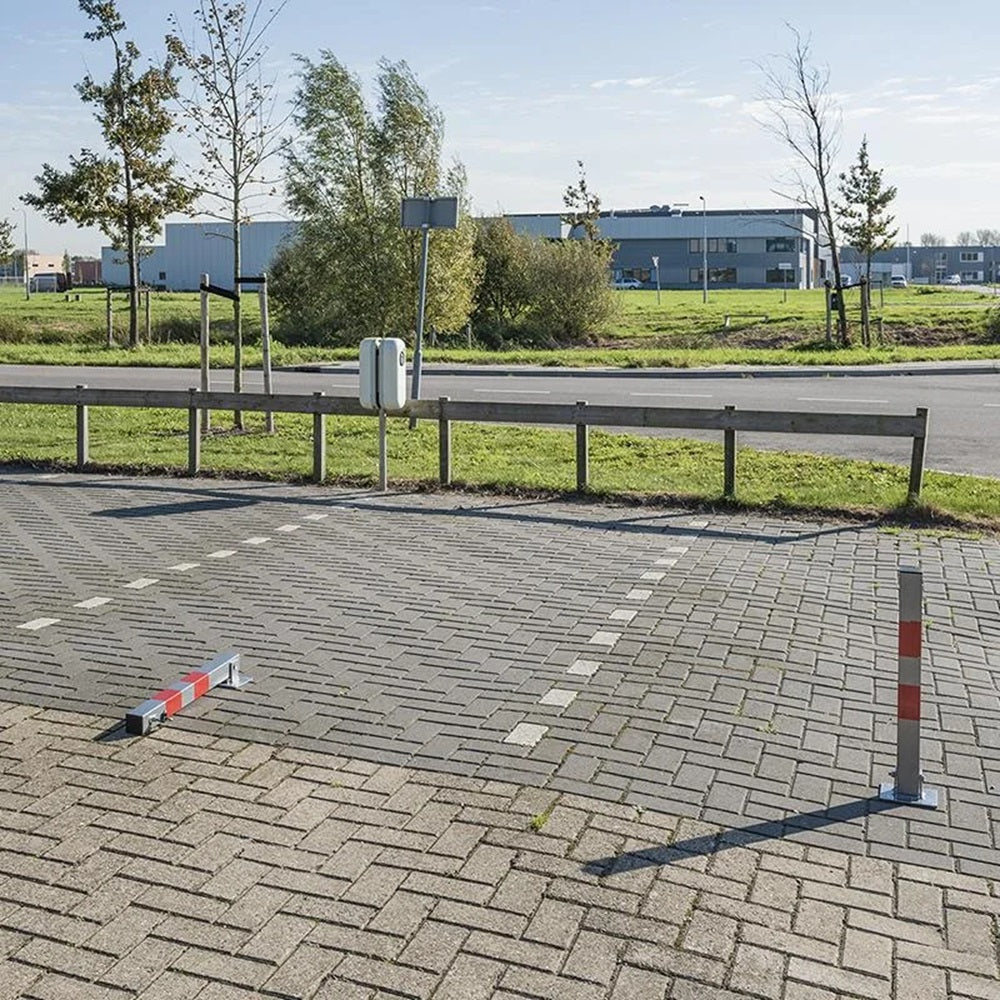 ProPlus 520204 Parkpfosten mit Schloß umlegbar 3 Schlüssel