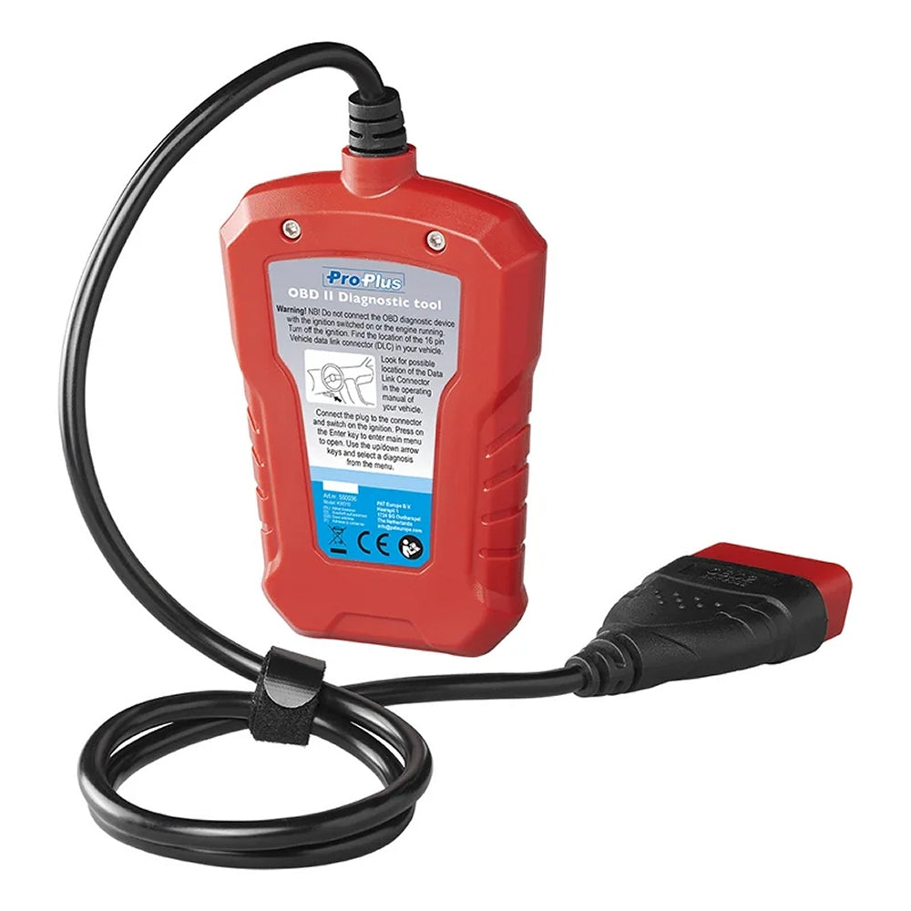 ProPlus 550036 OBD II Diagnosegerät mit Plug & Play Funktion On Board Diagnostic