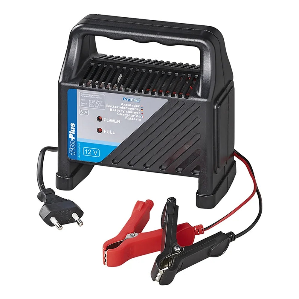 ProPlus 550069 Batterieladegerät 6 Ampere für 12 Volt Bleiakkus Bleisäurebatterien