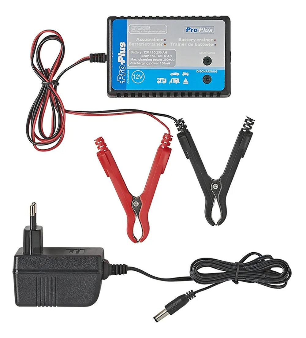 ProPlus 550165 Batterieladegerät 12V Akkus 10-250 Ah Batterietrainer