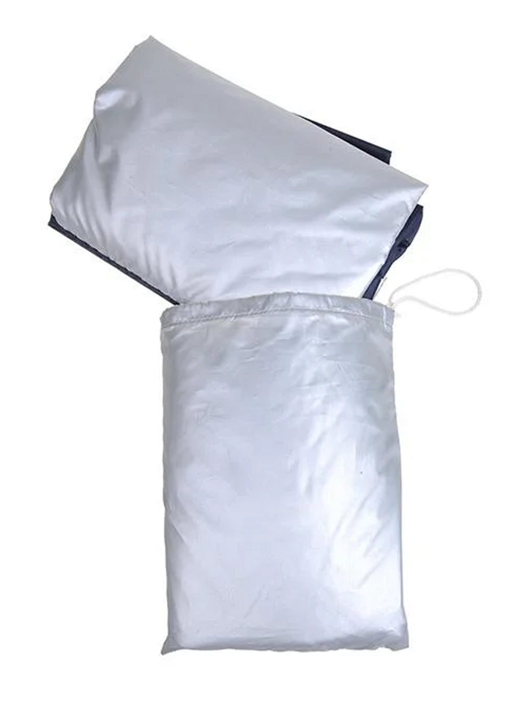 ProPlus 610257 Schutzhülle für Motorrad Roller XL 246x104x127cm PEVA Wetterschutz Blau/Silber