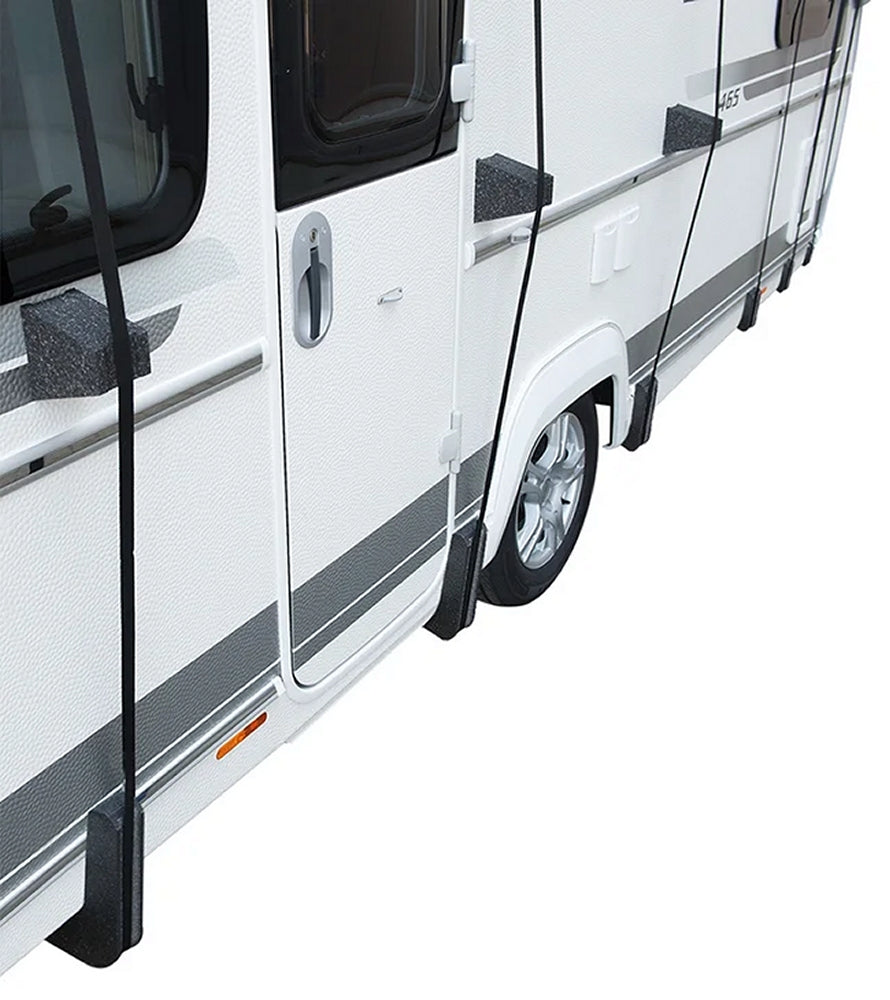 ProPlus 610267 Satz Schutzecken für Wohnwagen Wohnmobil Dachschutzplane 4 Stück