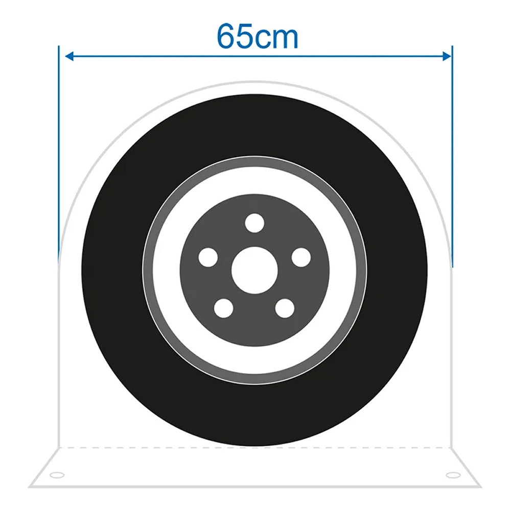 ProPlus 610312 Radabdeckung für Durchmesser max. Ø65cm Schutzhülle Räder