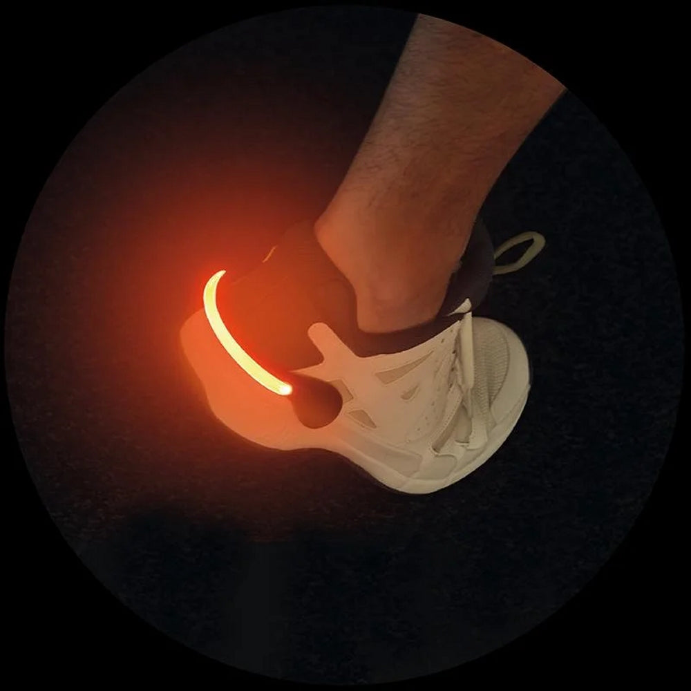 ProPlus 730902 2 Stück Sicherheitsschuhclip LED rot Schuhleuchte