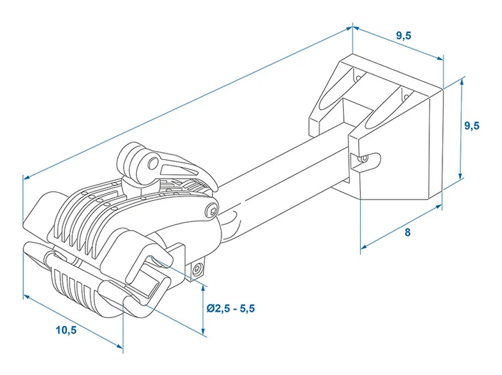 ProPlus 730914 Wandhaken für 1 Fahrrad klappbar