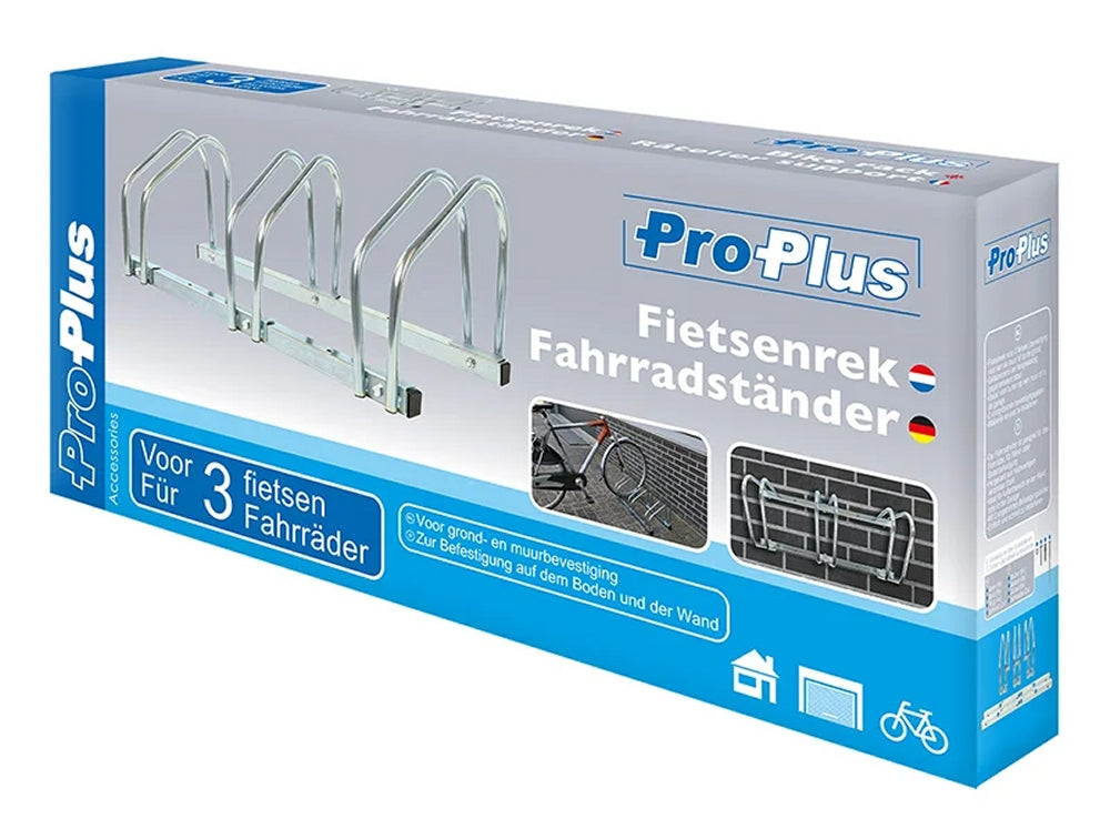 ProPlus 730933 Fahrradständer für 3 Fahrräder Fahrrad Ständer Fahrradhalterung