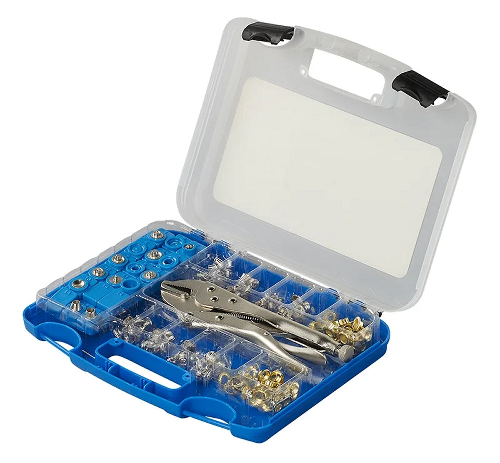 ProPlus 730986 Sortiment Ösen Druckknöpfe Stanzstange 275 teilig