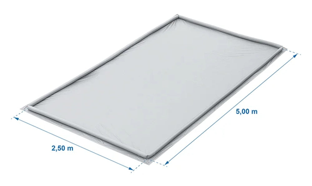 ProPlus 751960V03 Bodenplane Aufblasbar 2,50 x 5,00m Wasserdicht