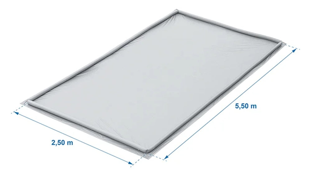 ProPlus 751960V04 Bodenplane Aufblasbar 2,50 x 5,50m Wasserdicht