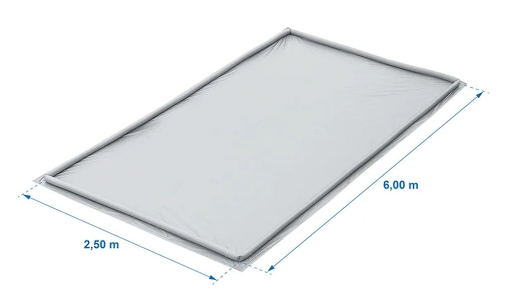 ProPlus 751960V05 Bodenplane Aufblasbar 2,50 x 6,00m Wasserdicht