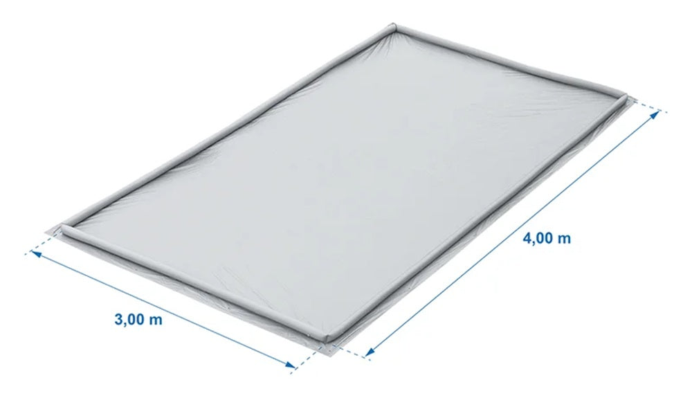 ProPlus 751960V06 Bodenplane Aufblasbar 3,00 x 4,00m Wasserdicht