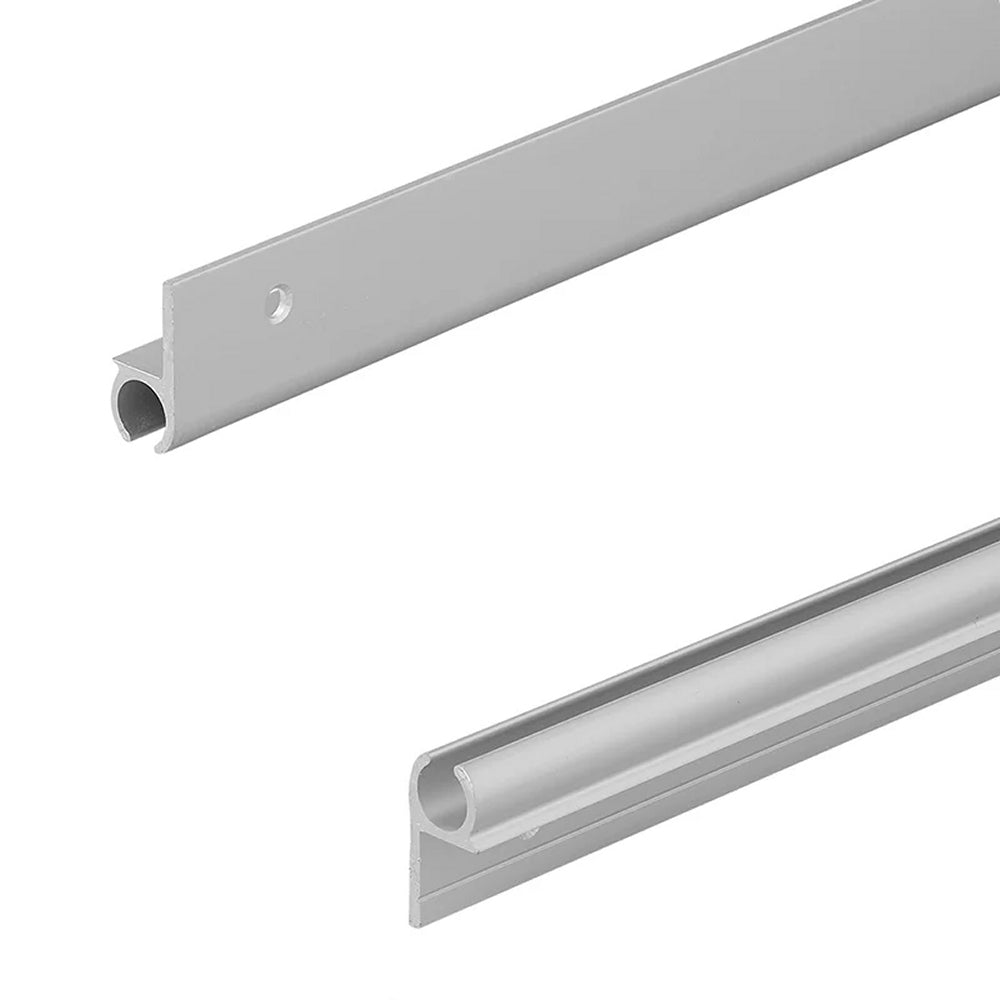 ProPlus 758068V01 Aluminium Zeltschiene 180° 100 x 2,6cm Kederschiene Camping