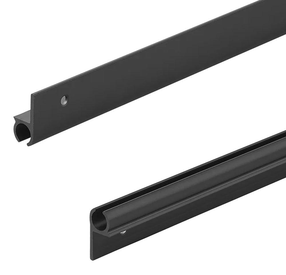 ProPlus 758068V01BK Zeltschiene Aluminium Schwarz 180° 100 x 2,6cm x Ø9mm Kederschiene