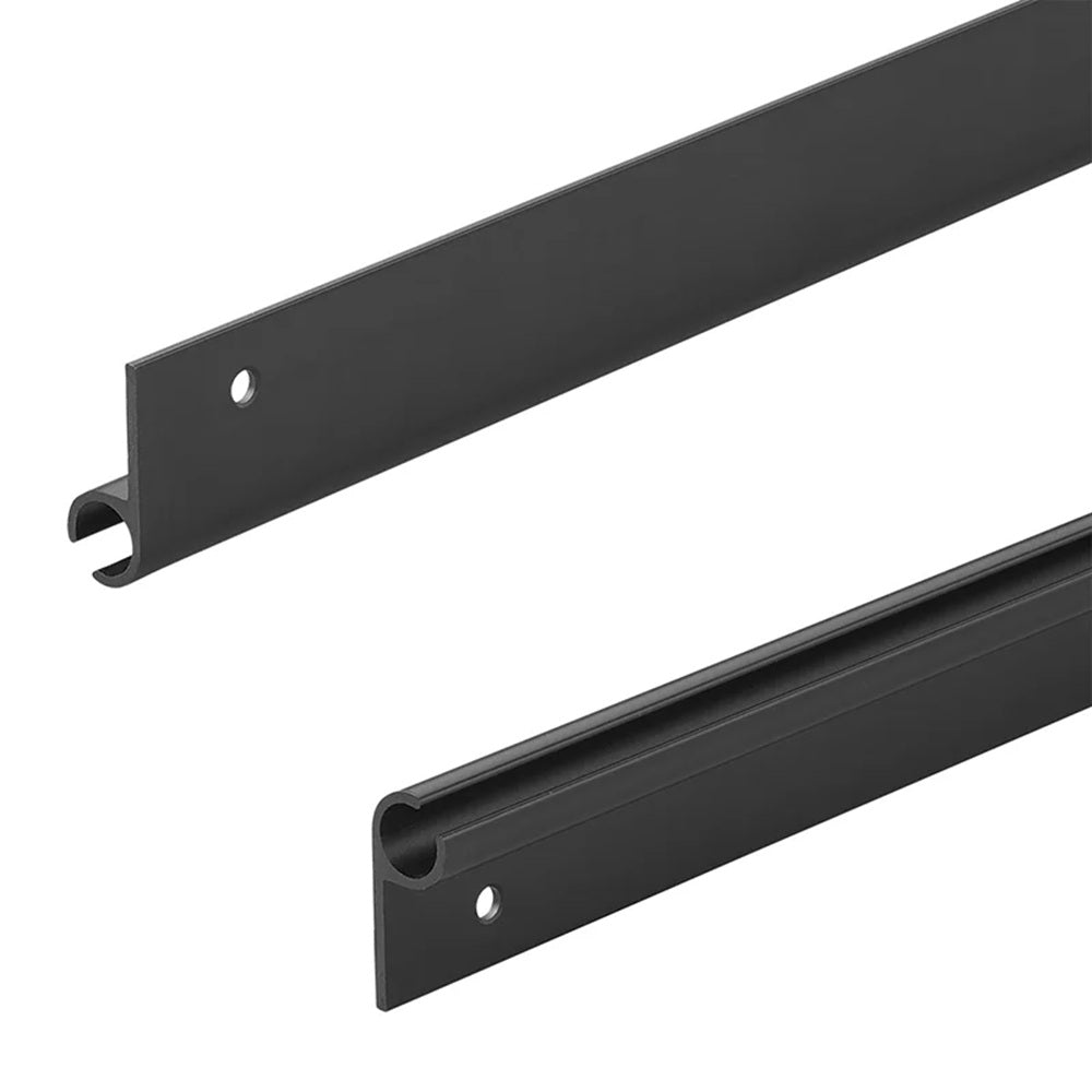 ProPlus 758068V04BK Zeltschiene Aluminium Schwarz 45° 100 x 3,2cm x Ø10mm Kederschiene