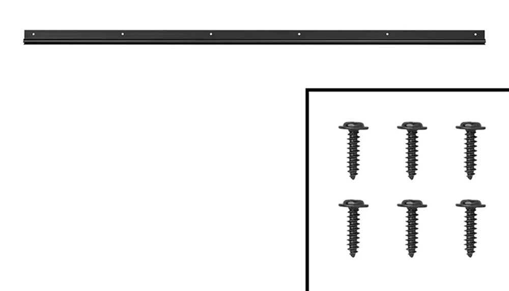 ProPlus 758068V04BK Zeltschiene Aluminium Schwarz 45° 100 x 3,2cm x Ø10mm Kederschiene