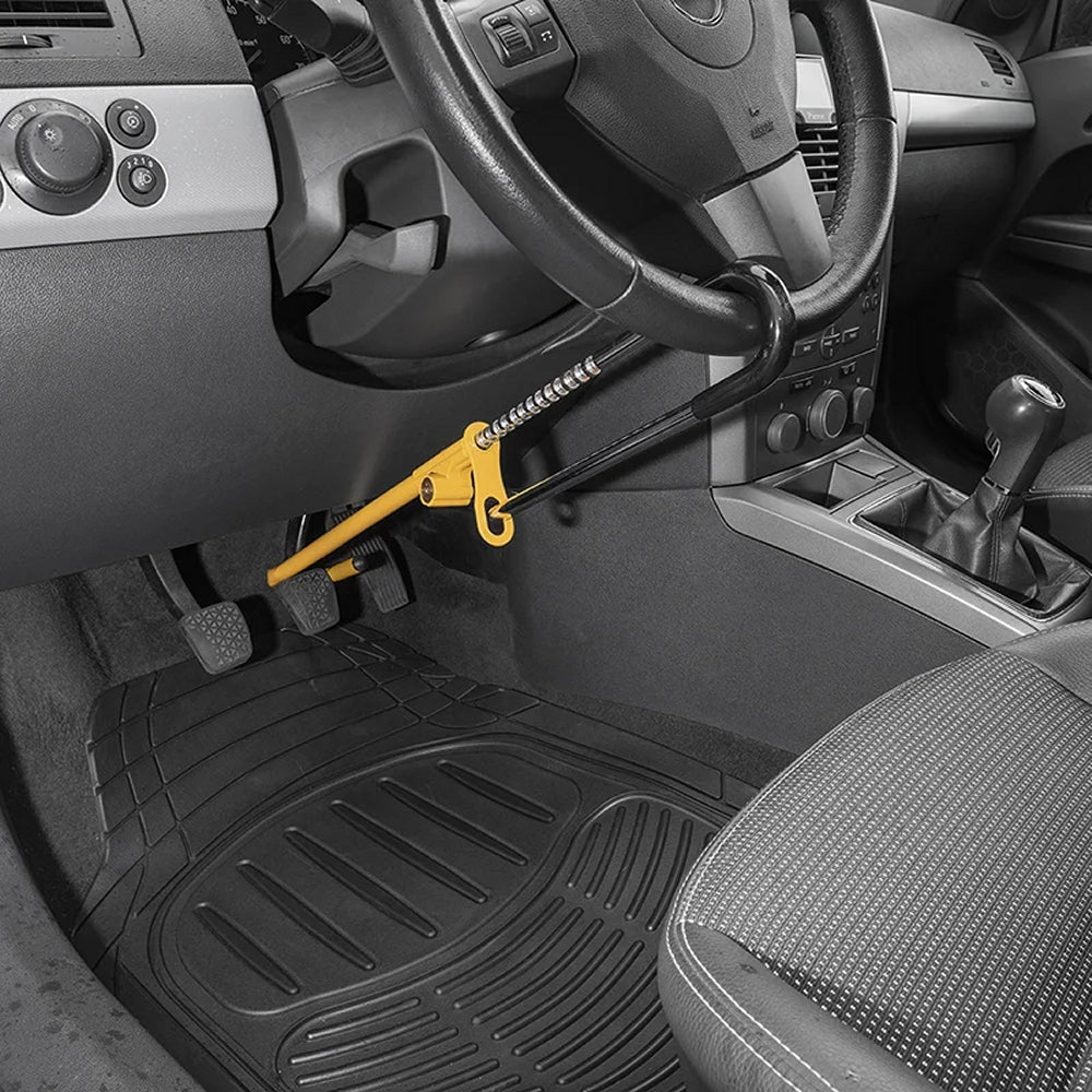 ProPlus 761315V01 Lenkradsperre Pedalsperre für Bremspedal mit zwei Schlüsseln