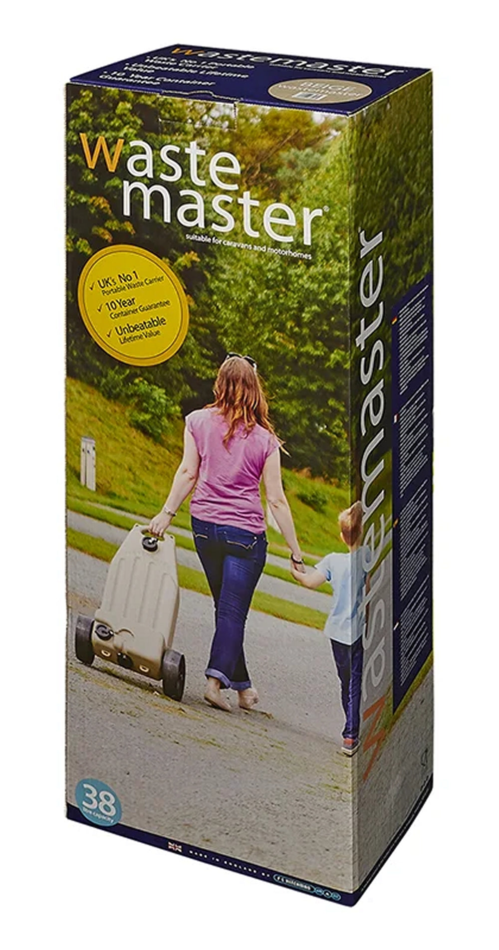 ProPlus AQUA_WM Wastemaster Abwassertank 38 Liter beige Schmutzwassertank